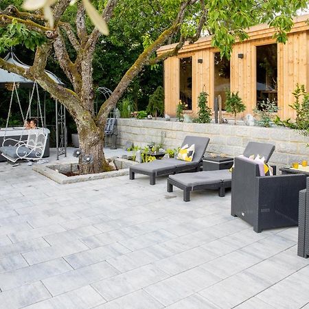 Chalet Vitaspa - Whirlpool & Sauna Privatspa Pegnitz Ngoại thất bức ảnh