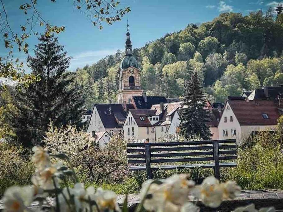 Chalet Vitaspa - Whirlpool & Sauna Privatspa Pegnitz Ngoại thất bức ảnh