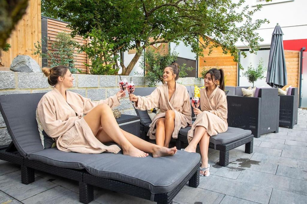 Chalet Vitaspa - Whirlpool & Sauna Privatspa Pegnitz Ngoại thất bức ảnh