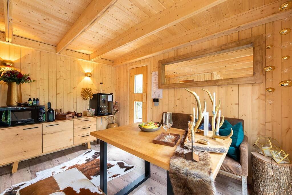 Chalet Vitaspa - Whirlpool & Sauna Privatspa Pegnitz Ngoại thất bức ảnh