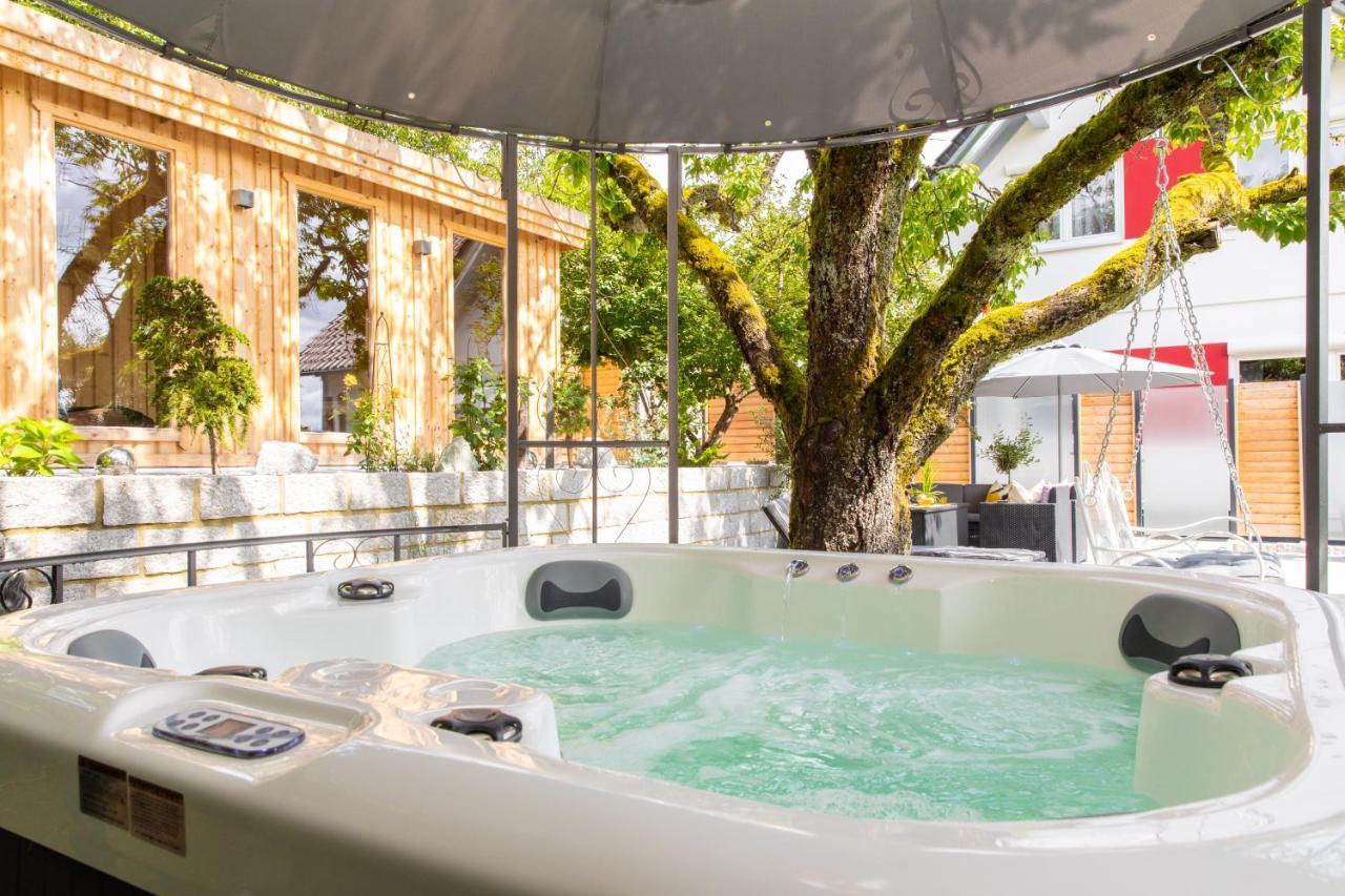Chalet Vitaspa - Whirlpool & Sauna Privatspa Pegnitz Ngoại thất bức ảnh