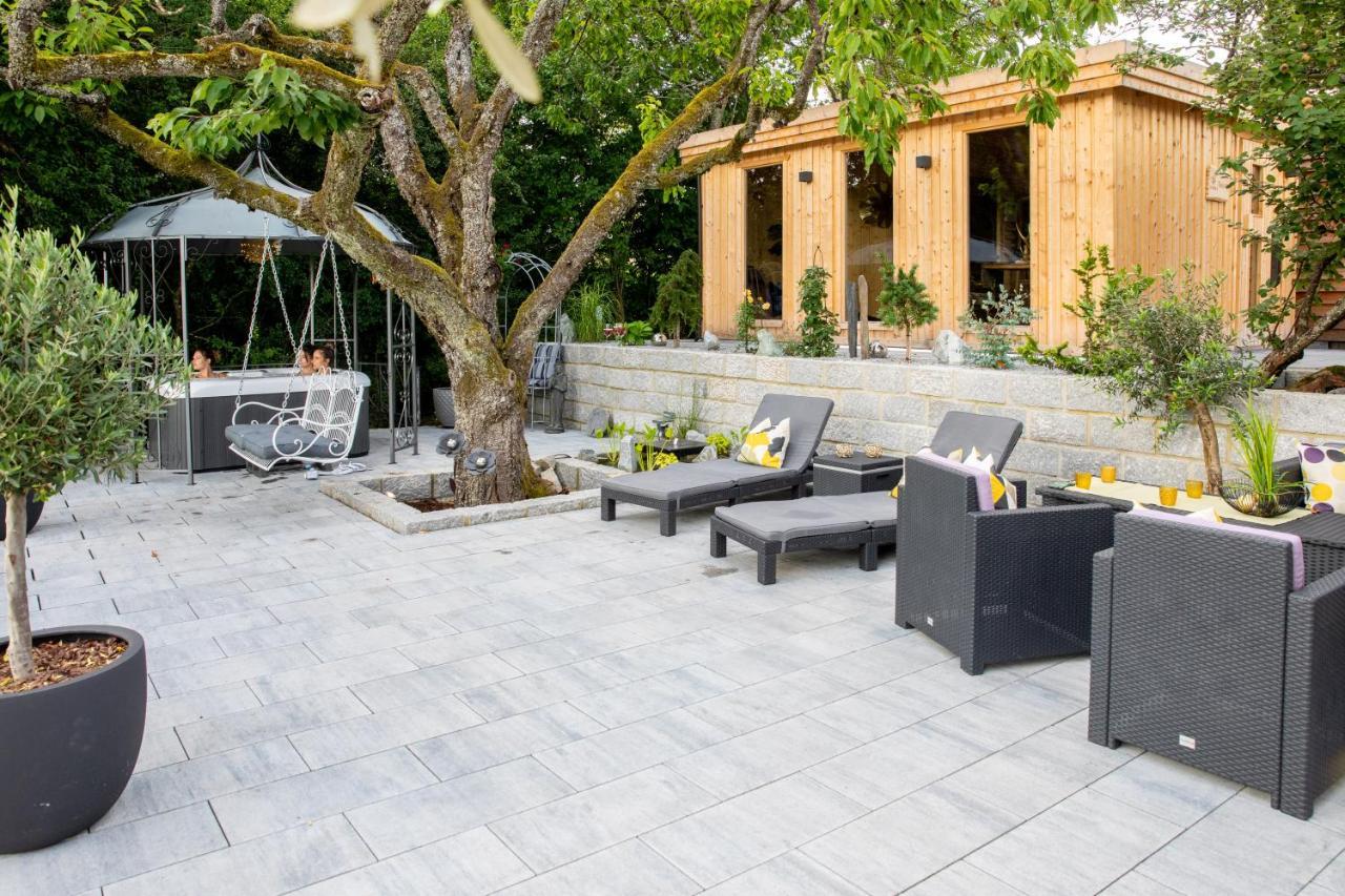 Chalet Vitaspa - Whirlpool & Sauna Privatspa Pegnitz Ngoại thất bức ảnh