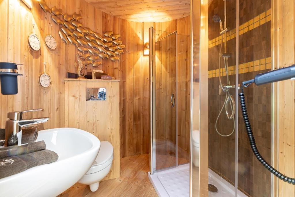 Chalet Vitaspa - Whirlpool & Sauna Privatspa Pegnitz Ngoại thất bức ảnh