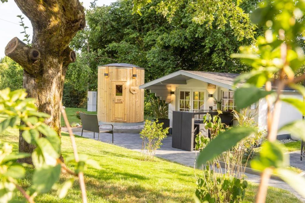 Chalet Vitaspa - Whirlpool & Sauna Privatspa Pegnitz Ngoại thất bức ảnh