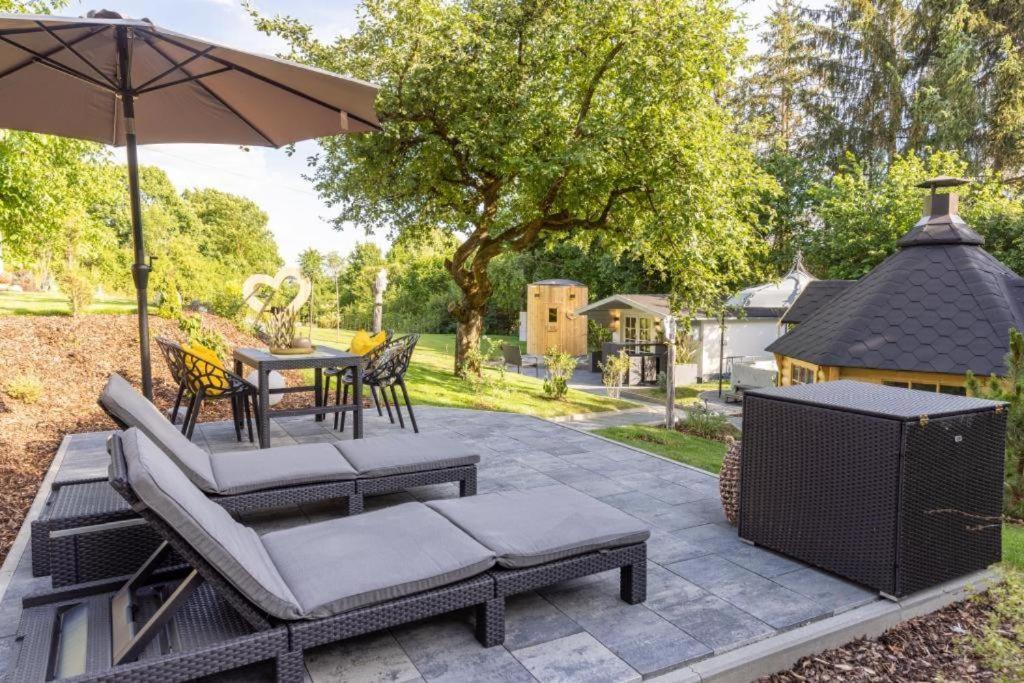 Chalet Vitaspa - Whirlpool & Sauna Privatspa Pegnitz Ngoại thất bức ảnh